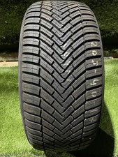 1X 205/40R17 84V M+S XL CONTINENTAL ALLSEASON CONTAT 7MM PART WORN TIRE DOT 2123