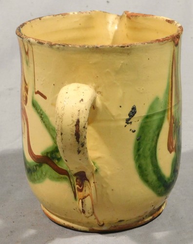 Antique french jaspé slipware - antique,