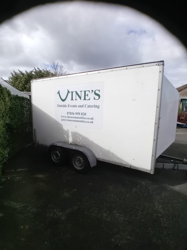 Large twin axle - axle, trailer