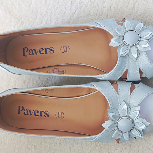 Pavers leather wedge court - pavers,