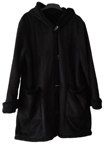Womans ladies hooded black - hooded,