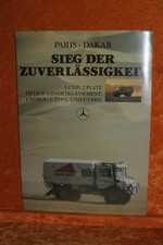Mercedes Unimog Advertising U 1700 L U 1300 L Paris Dakar 1982 2 Pages (#57)