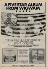 Wigwam UK LP advert 1976 EFGH