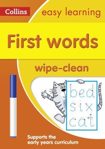 First words age wipe clean - 3-5,