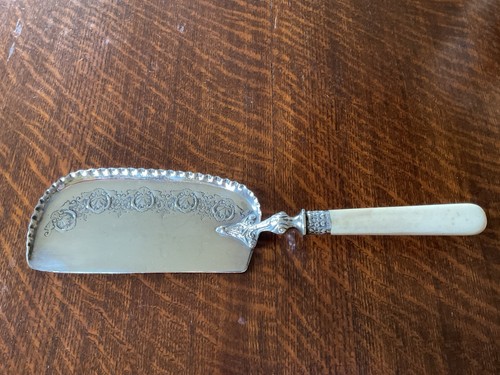 Vintage ornate silver crumb - vintage,
