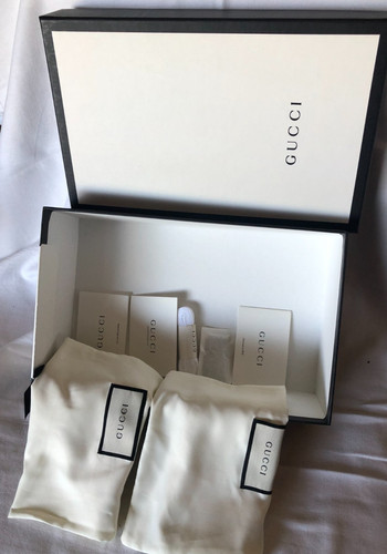 Gucci authentic box two - authentic, shoe