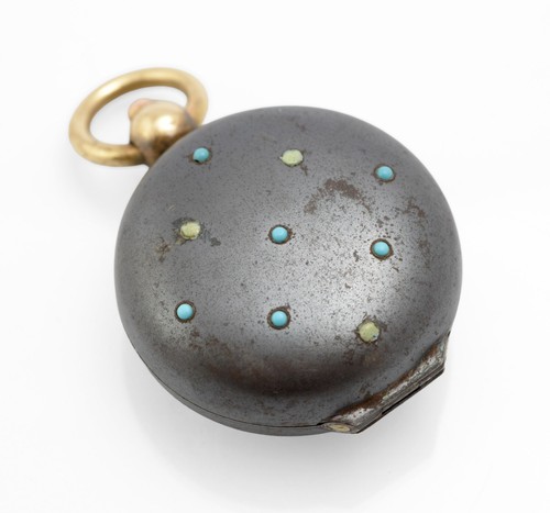 Antique patinated steel - steel, &