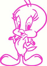 Tweety Vinyl Car Decal, Car Sticker,Bumper Sticker