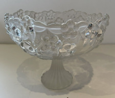 Cut Glass Footed Fruit Dish