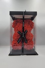 RED LUXURY ROSE TEDDY BEAR