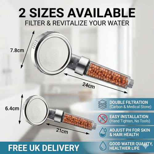 Filtered shower head - filtered,
