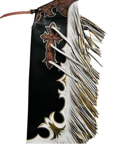 Hand tooled leather rodeo - leather,