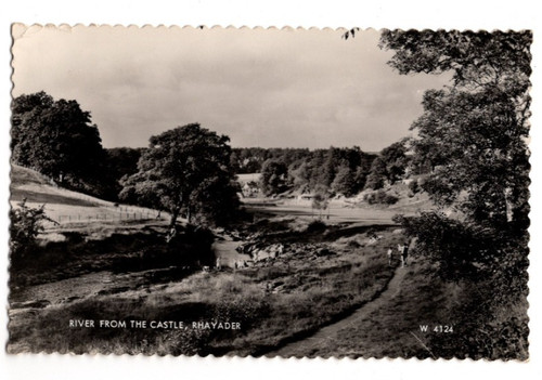 Rhayader river from the castle - rhayader,