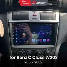 For Mercedes Benz C-Class W203 Android 14 Car Stereo Radio GPS Navi WIFI Carplay