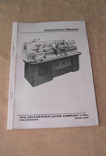 Colchester master lathe - mk, 2