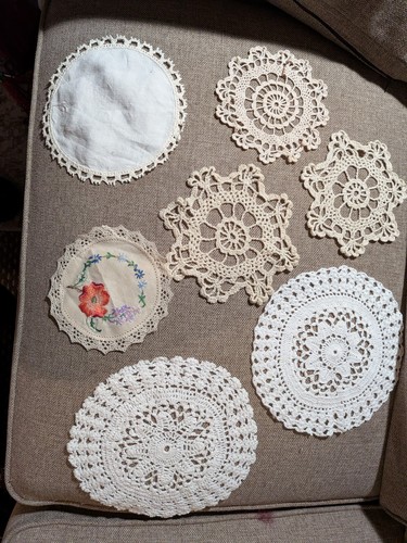 Antique handmade lace crochet - antique,