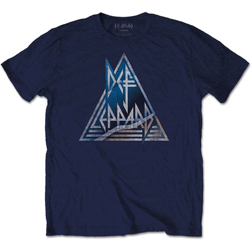 Def leppard triangle - logo, navy