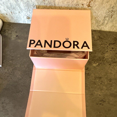Pandora pink square lidded - pandora,