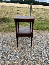 A Georgian Style Pot Stand / Mahogany Bedside Chest / Cabinet
