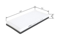 BOSCH Cabin Filter for Porsche