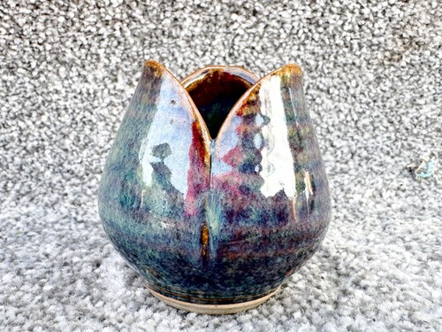 Vintage pottery vase - vintage,