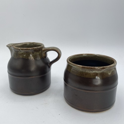 Kiln craft milk jug - and, sugar