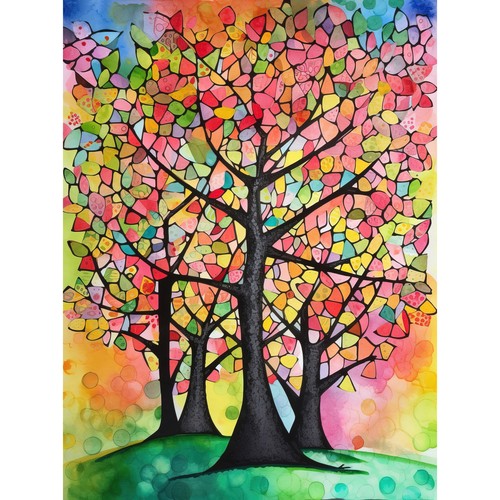 Blossoming trees spring - trees,