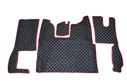 Eco leather floor mats set - floor,