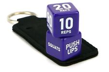 EXERCISE DICE Fitness Cardio HIIT Workout Home Travel Gym Training Sport Gift UK