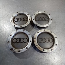 Audi TT Mk1 8N 1998-2006 SET Four Genuine OEM RS4 Alloy Wheel Centre Caps