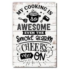Funny Kitchen Sign "My Cooking