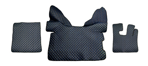 Black blue eco leather - black, w/