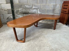 Rare Mid Century ALBERT LARSEN Boomerang Coffee Table Danish Retro - DESIGNER