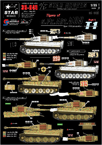Star decals star35845 35 - decals, 1:35