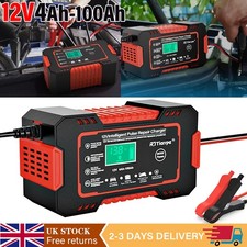Smart Car Battery Charger 12V 6A Intelligent Automatic Pulse Repair AGM GEL
