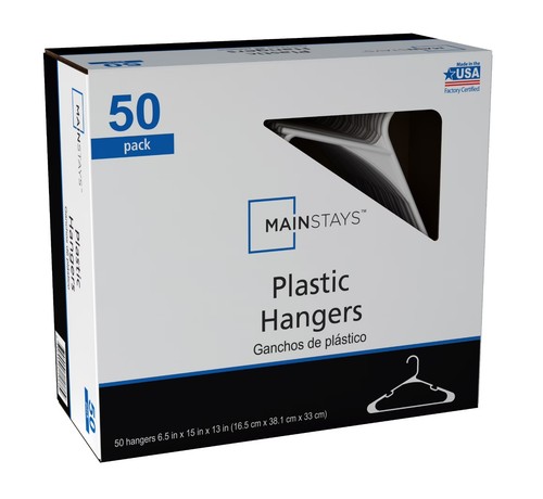 Mainstays clothing hangers 50 - hangers,,