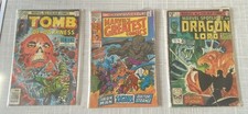 3 OLD VINTAGE MARVEL COMICS, priced 10P, 12P, 25cents. all well read