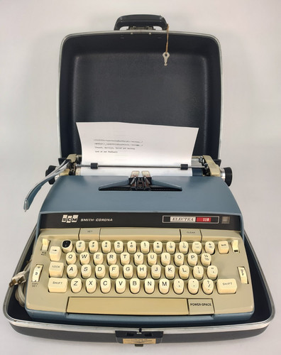 Serviced smith corona electra - serviced, smith-corona