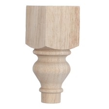  French Decorative Wooden Column Base Country Style Table Legs Round Coffee
