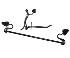 Wrought Iron Towel Rail & Loo