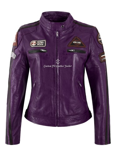 Sizma ladies leather jacket - leather,