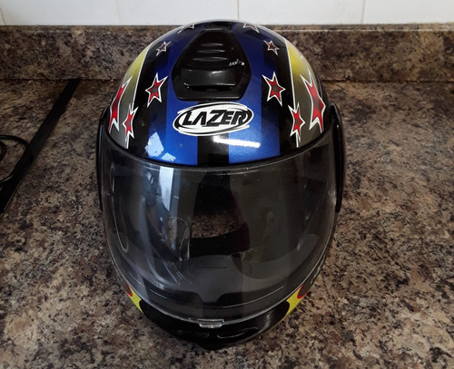 Lazer vintage motorbike crash - vintage,