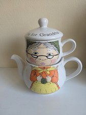 Teapot With Cup Stackable