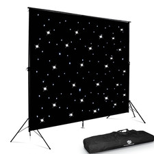 LEDJ Star Cloth Drape Lighting