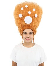 Women 19" Tall Orange Beehive