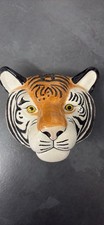 Quail Ceramic Wall Vase Tiger