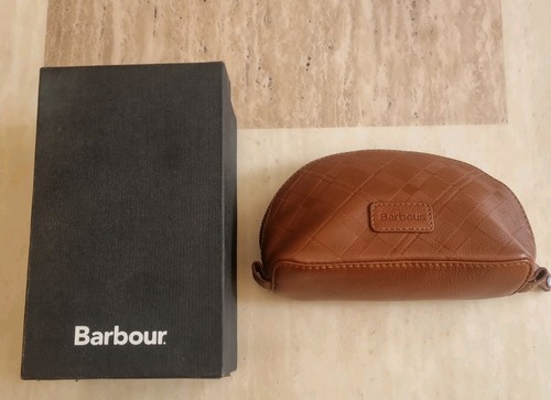 Barbour small leather makeup - leather,