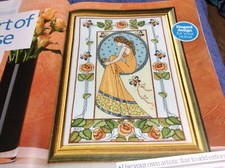 (F86) Art Nouveau Lady Cross