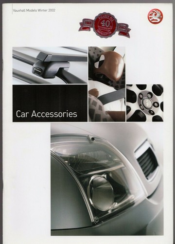 Vauxhall accessories 2002 - vauxhall,