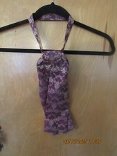 Old West Victorian mens silk burgundy and gold brocade cravat adjustable